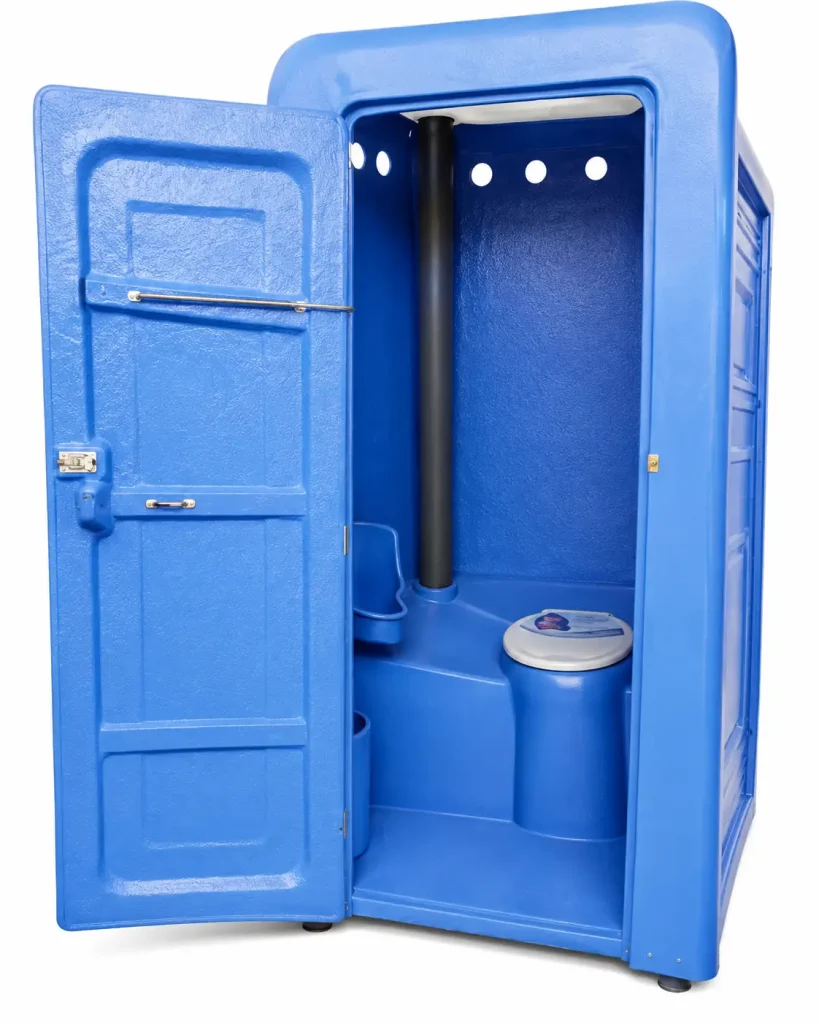Baños portátiles con Taza Móvil Ovalada