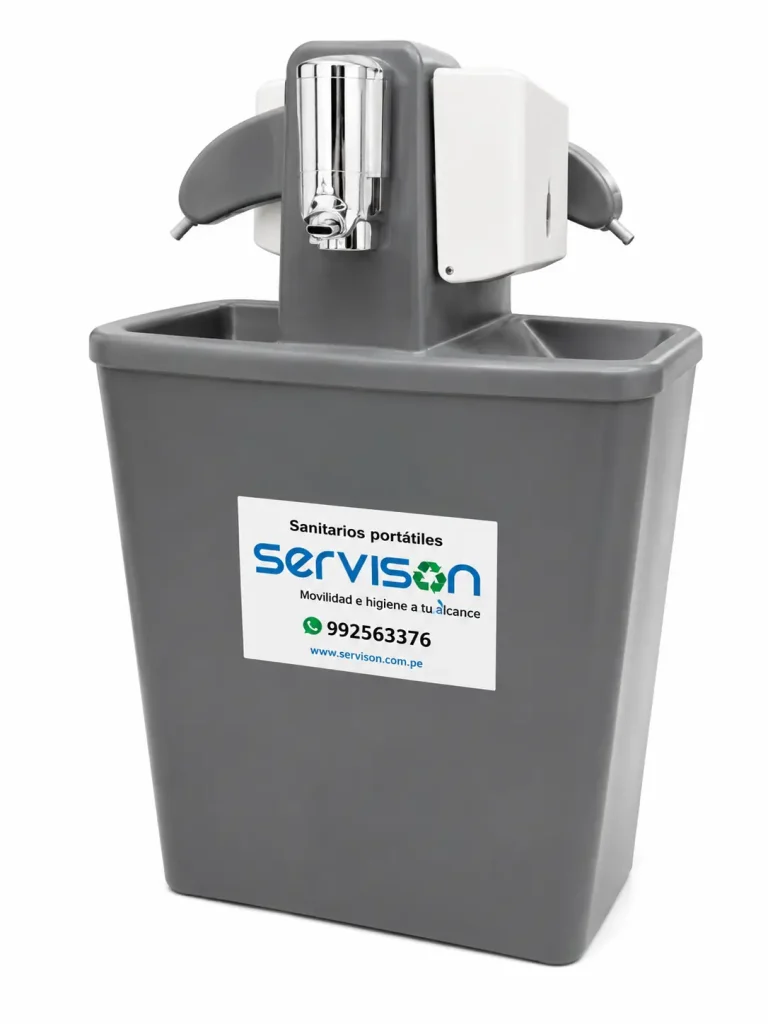 Lavaderos Portátiles con Dos Dispensadores