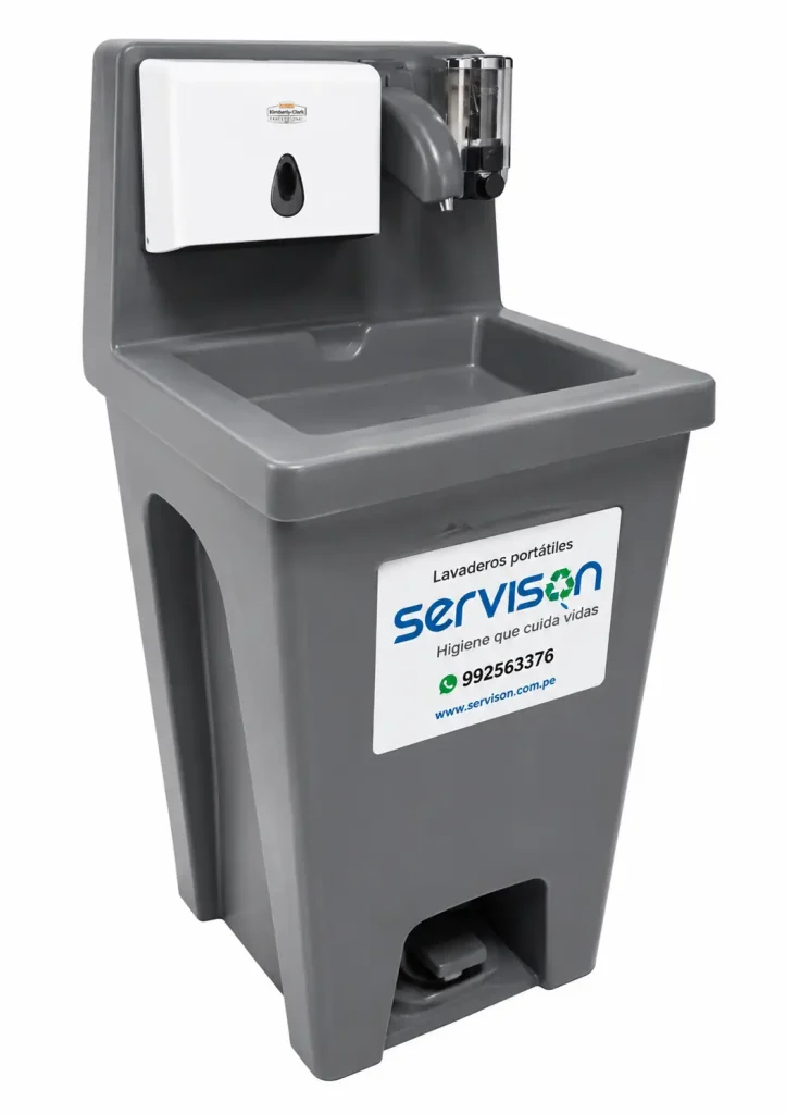Lavaderos Portátiles con Un Dispensador